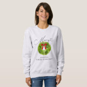 Weihnachtsfamilie Sweatshirt (Vorne ganz)