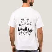 Weihnachtsfamilie T-Shirt (Rückseite)