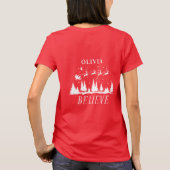 Weihnachtsfamilie T-Shirt (Rückseite)