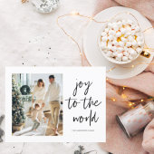 Weihnachtsfamilie und Familienfreude Postkarte