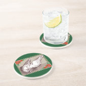 Weihnachtsfamilie Untersetzer (Seite)