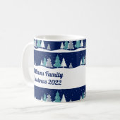 Weihnachtsfamilie Wiedersehen Beautiful Winter Mon Kaffeetasse (Vorderseite Links)