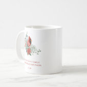 Weihnachtsfamilie Wiedersehen Red Kardinal Kaffeetasse (Vorderseite Links)