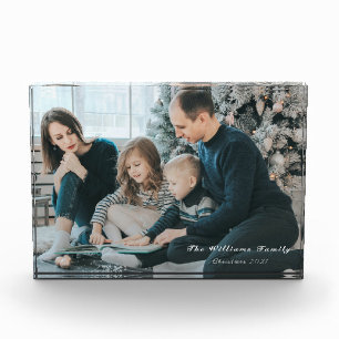 Weihnachtsfamilien-Erinnerungen Fotoblock