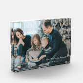 Weihnachtsfamilien-Erinnerungen Fotoblock (Links)