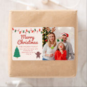 Weihnachtsfamilien Foto Frohe Weihnachtsadress (Insitu)