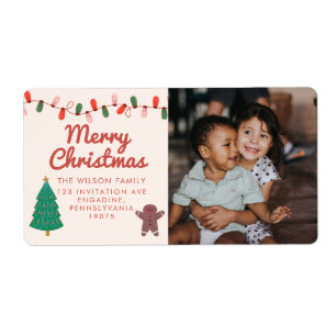 Weihnachtsfamilien Foto Frohe Weihnachtsadress