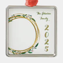 Weihnachtsfamilien Foto & Jahr