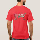 Weihnachtsfamilienfahrt T - Shirt personalisieren (Rückseite)