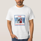 Weihnachtsfamilienferien T-Shirt (Vorderseite)