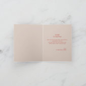 Weihnachtsfamilienfoto Collage | Liebe Peace Joy Feiertagskarte (Innenseite)