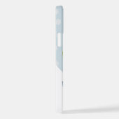 Weihnachtsfamilienfoto Collage Mit Monogramm iPhone Hülle (Rechte Seite)