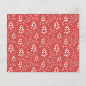 Weihnachtsfamilienfoto-Collage Weihnachtskarte (Rückseite)