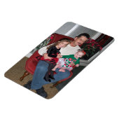 Weihnachtsfamilienfoto Vorlage 4 x 6 Großkinder Magnet (Linke Seite)