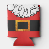 Weihnachtsfamiliengewohnheit Weihnachtsmann-Muster Dosenkühler (Rückseite)