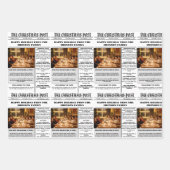 Weihnachtsfamilienzeitung + Jahr im Foto Geschenkpapier Set (Vorderseite 3)