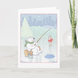 "Weihnachtsfang" von Gerry O'Neill Feiertagskarte