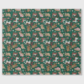 Weihnachtsfantasie Backwaren Geschenkpapier (Flach)