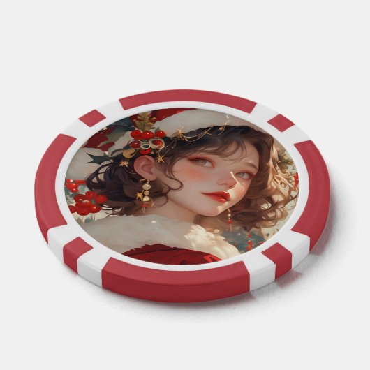 Weihnachtsfantasie : Romantischer Poker Chips (Einzeln)