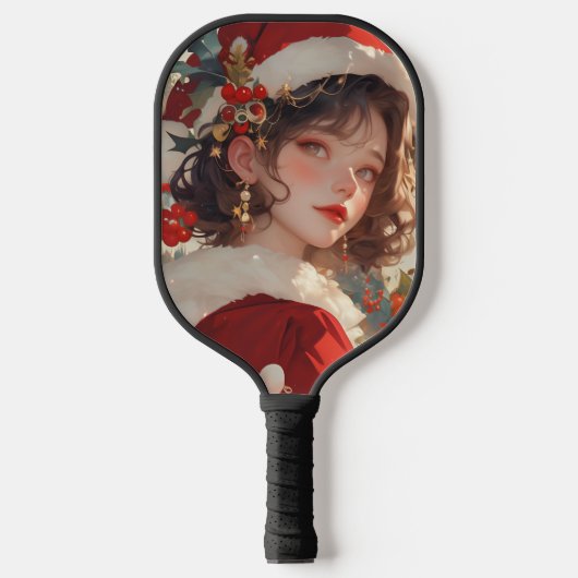 Weihnachtsfantasie : Romantisches Pickleball-Padde Pickleball Schläger (Vorderseite)