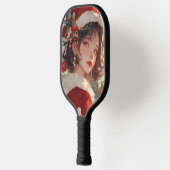 Weihnachtsfantasie : Romantisches Pickleball-Padde Pickleball Schläger (Links)