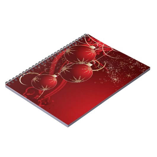 Weihnachtsfantasy Red Notizblock (Linke Seite)
