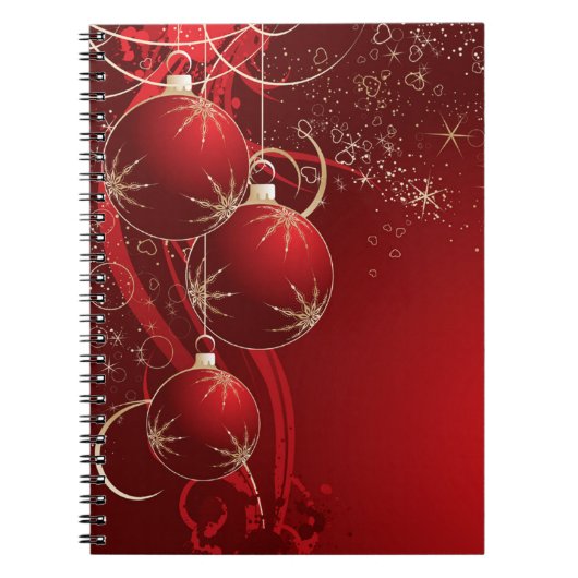 Weihnachtsfantasy Red Notizblock (Vorderseite)