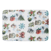 Weihnachtsfarbe Badematte (Vorderseite)