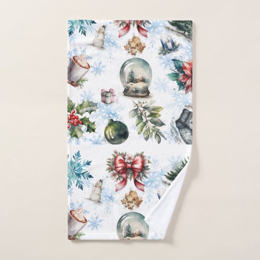 Weihnachtsfarbe Badhandtuch Set (Handtuch)