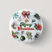 Weihnachtsfarbe Button (Vorderseite)