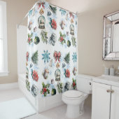 Weihnachtsfarbe Duschvorhang (Beispiel)