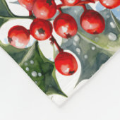 Weihnachtsfarbe Fleecedecke (Ecke)