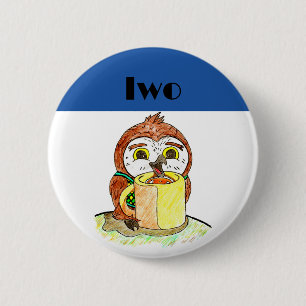 Weihnachtsfarbe IWO Button/ Button