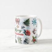 Weihnachtsfarbe Kaffeetasse (VorderseiteRechts)
