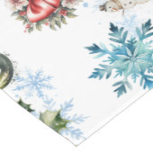 Weihnachtsfarbe Kurzer Tischläufer (Ecke)