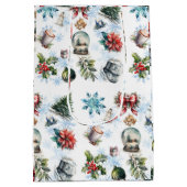 Weihnachtsfarbe Mittlere Geschenktüte (Rückseite)