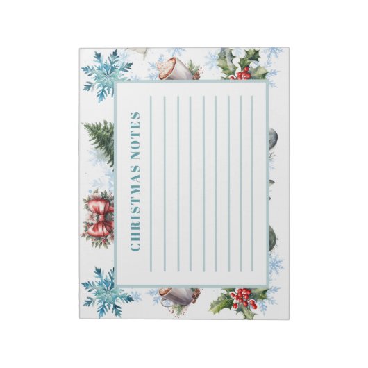 Weihnachtsfarbe Notizblock (Rotiert)