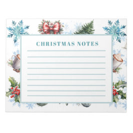 Weihnachtsfarbe Notizblock