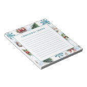 Weihnachtsfarbe Notizblock (angewinkelt)
