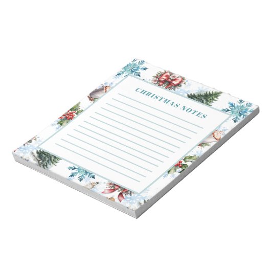 Weihnachtsfarbe Notizblock (Rotiert)