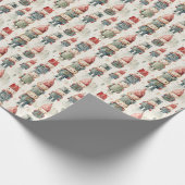 Weihnachtsfarbe rot und grün geschenkpapier (Ecke)