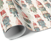 Weihnachtsfarbe rot und grün geschenkpapier (Rolleneckpunkt)