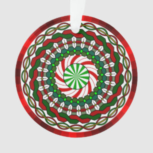 Weihnachtsfarben Acryl-Ornament Ornament