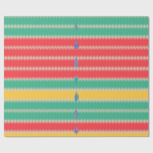 Weihnachtsfarben geschenkpapier (Flach)