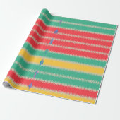 Weihnachtsfarben geschenkpapier (Ungerollt)