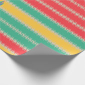 Weihnachtsfarben geschenkpapier (Ecke)
