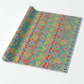 Weihnachtsfarben  geschenkpapier (Ungerollt)
