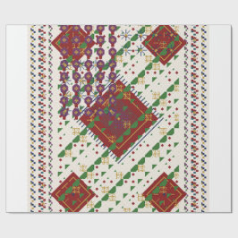 Weihnachtsfarben  geschenkpapier