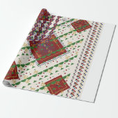 Weihnachtsfarben geschenkpapier (Ungerollt)