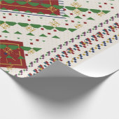 Weihnachtsfarben geschenkpapier (Ecke)